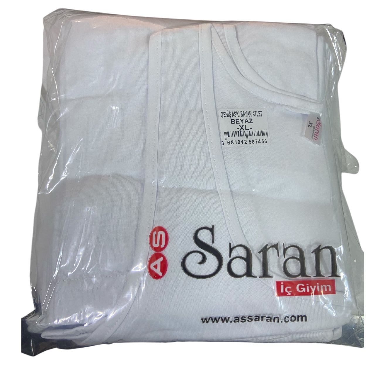 Kadın Kalın Askı Likralı Atlet 6'lı