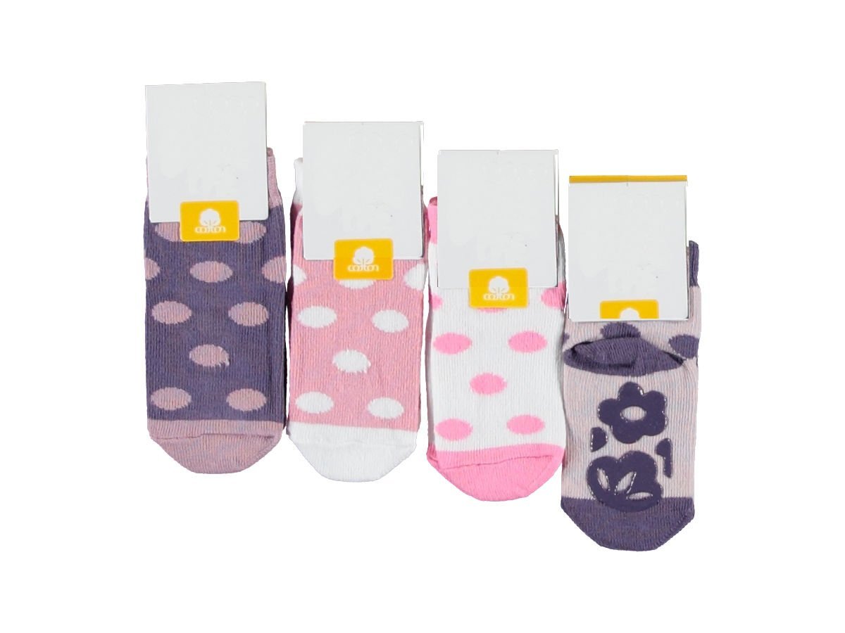 Kız Çocuk Baskılı Penye Soket Çorap