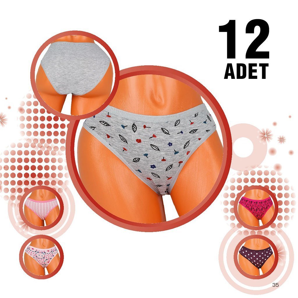 Dondeza 301 Desenli Bayan Bato 6'lı