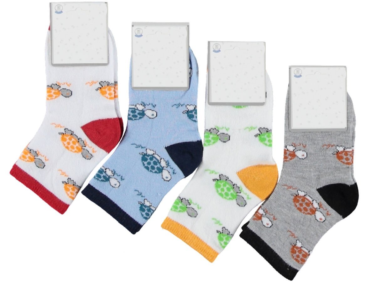 Desenli Kız Çocuk Soket Çorap