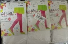 Kız Çocuk Düz Renk Külotlu Çorap 6'lı Paket