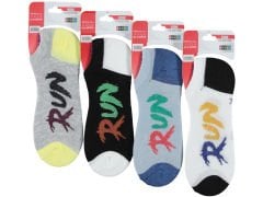 Süper Ekonomik Desenli Erkek/Kız Sneakers Çorap 12'li Paket