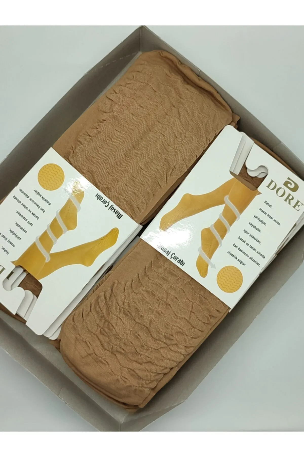 Dore Kadın Masaj Çorabı 6'lı Paket