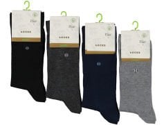 Erkek Kışlık Bambu Soket Çorap 12'li Paket