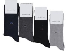 Erkek Likralı Ekonomik Soket Çorap 12'li Paket