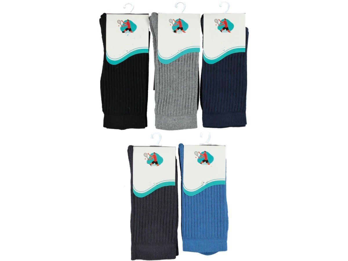 Kaliteli Erkek Tenis Çorap Esnek ve Rahat 12'li Paket