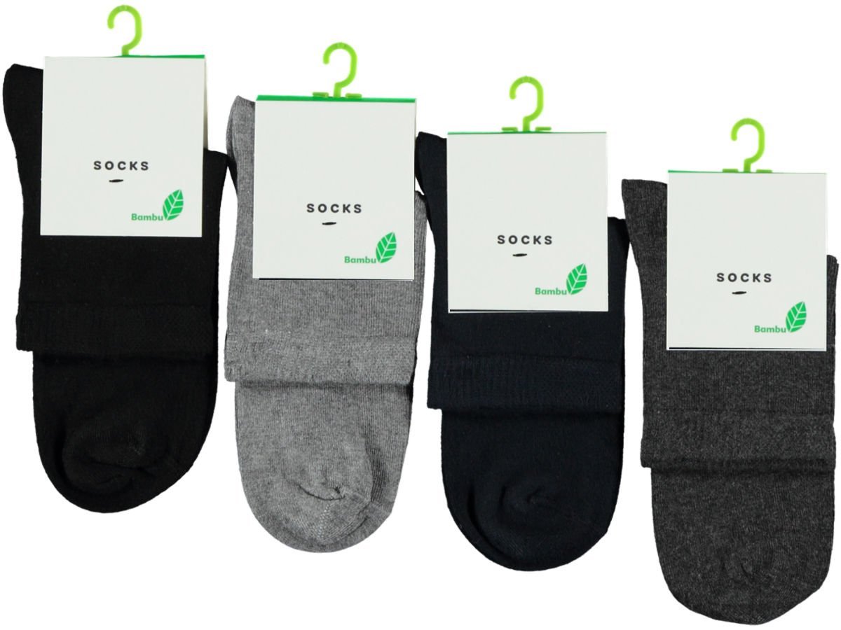 Erkek Bambu Dikişsiz Uzun Konç Çorap 12'li Paket