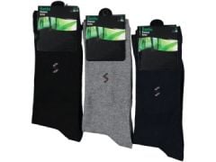 Erkek Bambu Soket Çorap 12'li Paket