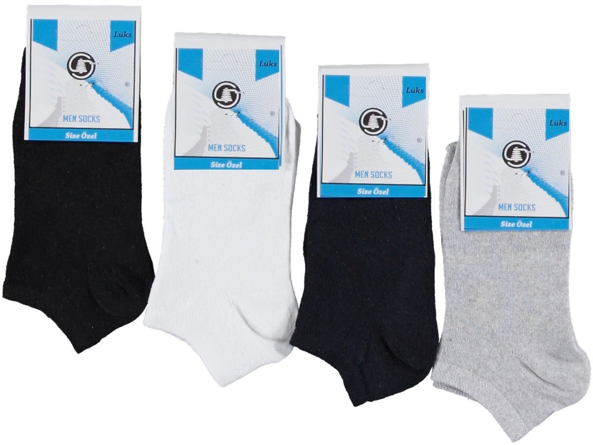 Süper Ekonomik Erkek Patik Çorap 12'li Paket
