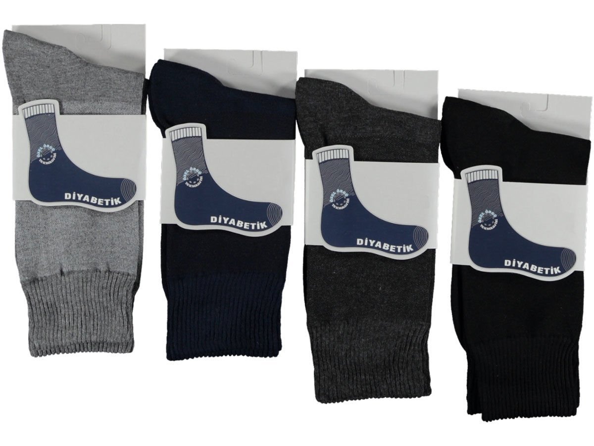 Erkek Diyabetik Çorap 12'li Paket