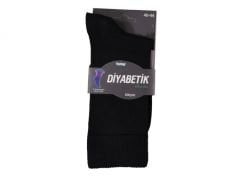 Erkek Bambu Diyabetik Çorap 12'li Paket