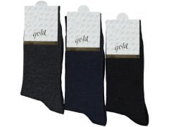 Erkek Dikişsiz Jakarlı Mevsimlik Soket Çorap 12'li Paket