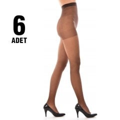Penti 15 Den Maxi Battal Mat Süper İnce Külotlu Çorap 6'lı