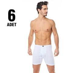 Tutku Beyaz Erkek Ribana Paçalı Arjantin 6'lı