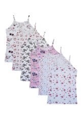 Tutku Elestan Empirme Kız İp Askılı Atlet 6'lı