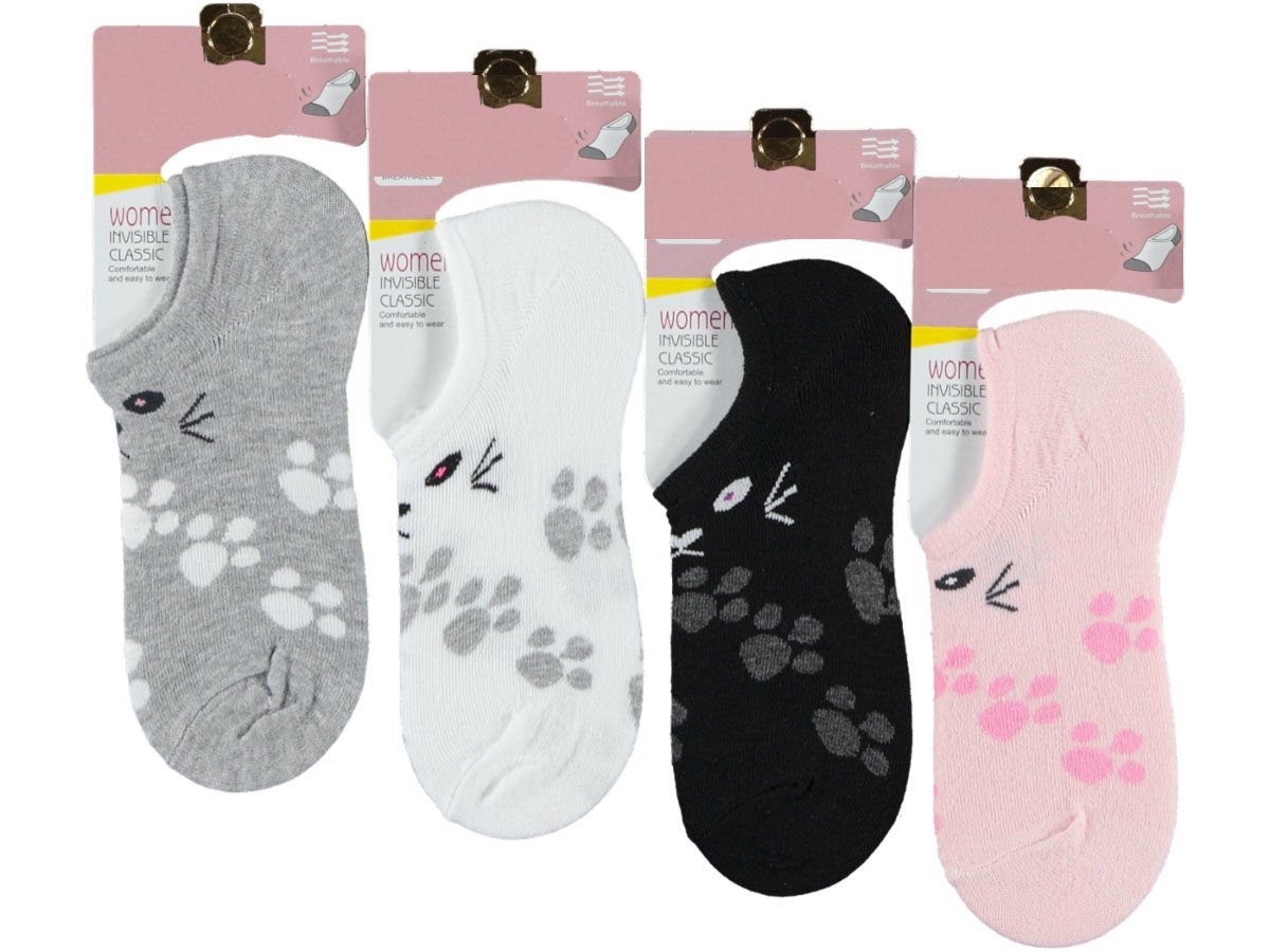 Desenli Kadın Sneaker Çorap Yazlık 12'li