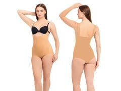 Kadın Lazer Kesim Göğüs Altı Çıtçıtlı Body Korse