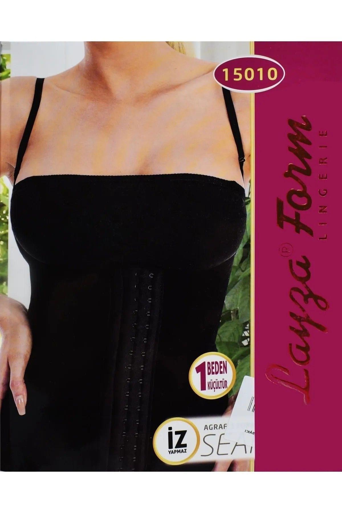 Liza 15010 Agraflı Toparlayıcı İnce İp Askılı Atlet