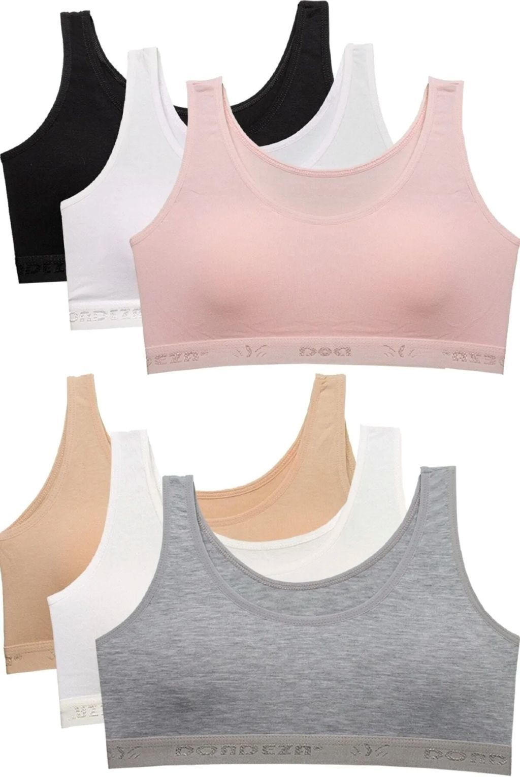 Dondeza 427 Kız Çocuk Kalın Askı Bustiyer  3'Lü