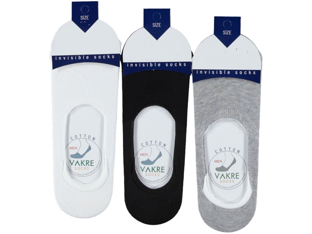 Erkek Penye Babet Çorap 12'li Paket