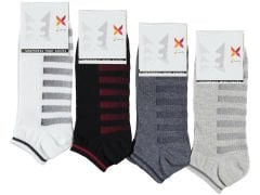 Erkek Penye Dikişsiz Patik Çorap 12'li Paket