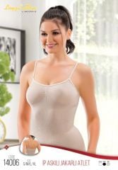 Liza 14006 Jakarlı İnce Askılı Kadın Atlet