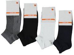 Likralı Ekonomik Erkek Patik Çorap 12'li Paket