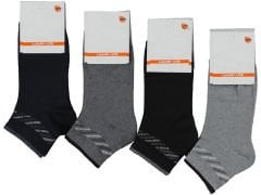 Likralı Ekonomik Erkek Patik Çorap 12'li Paket