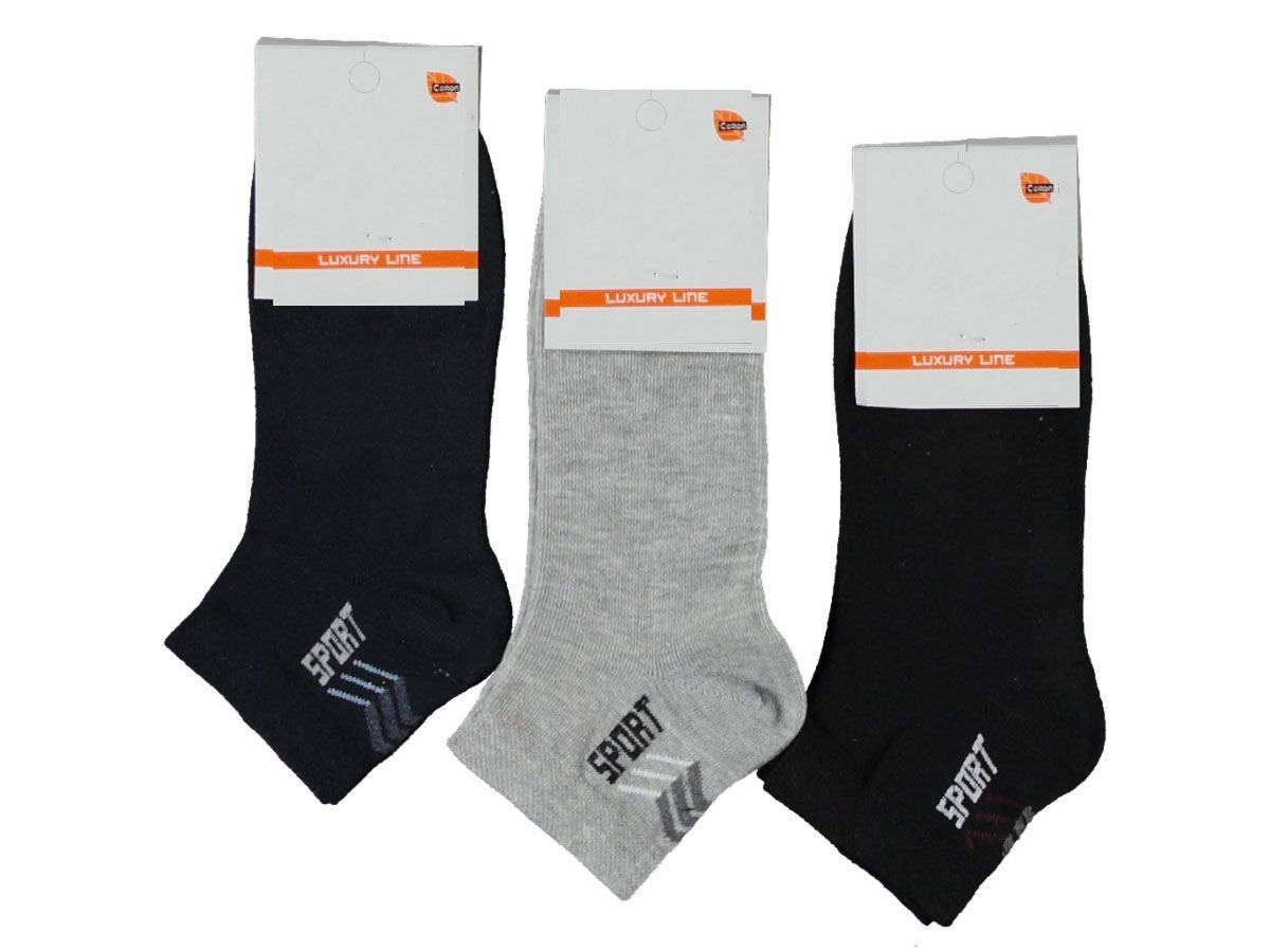 Likralı Ekonomik Erkek Patik Çorap 12'li Paket