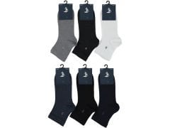 Erkek Rejenere Dikişsiz Uzun Erkek Patik Çorap 12'li Paket