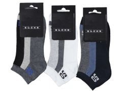 Ekonomik Erkek Desenli Patik Çorap 12'li Paket