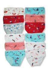 Dondeza 401 Kız Çocuk Desenli Külot 6'lı