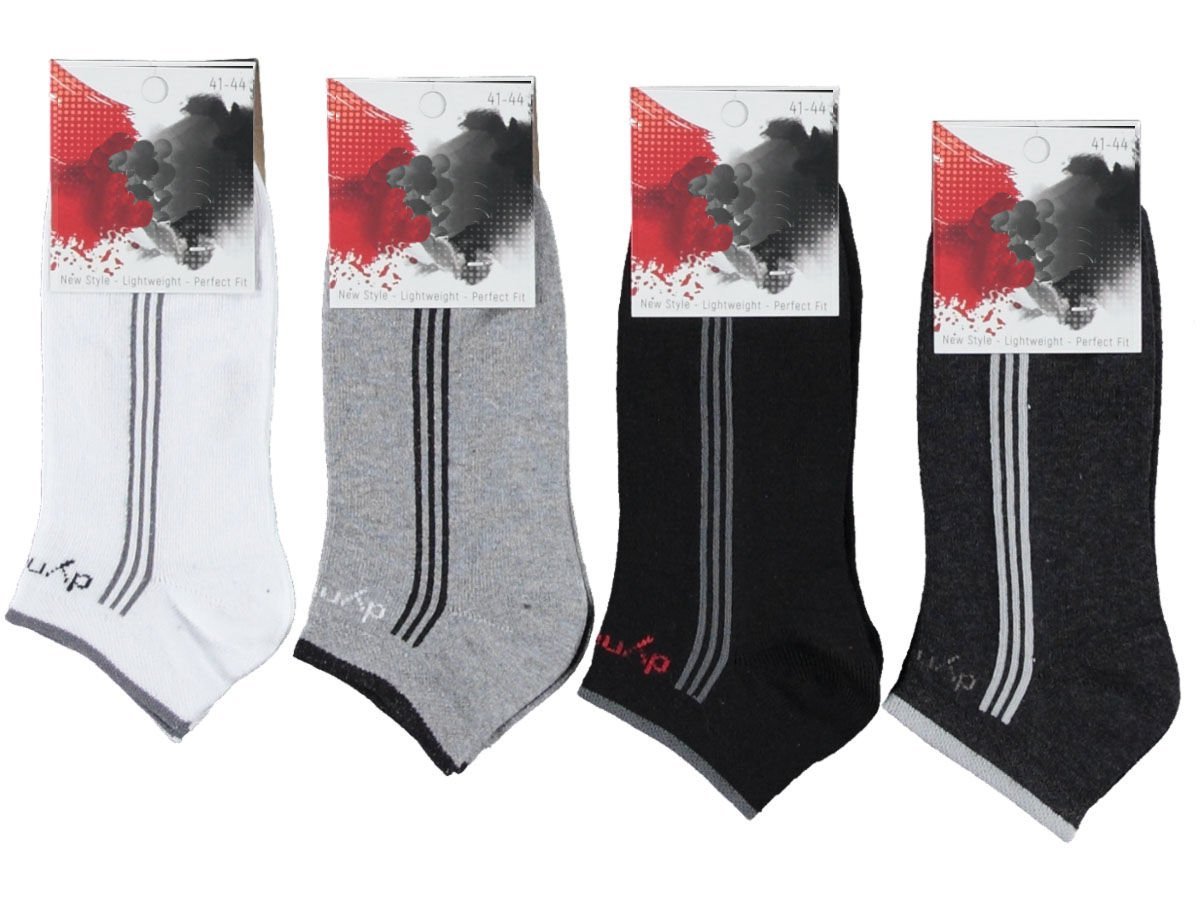 Desenli Erkek Patik Çorap 12'li Paket