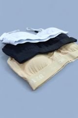 3'lü Kız Çocuk İp Askılı Pedli Büstiyer Yarım Atlet