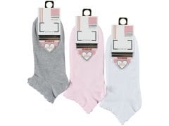 Dikişsiz Yıkamalı Penye Kadın Patik Çorap 12'li Paket