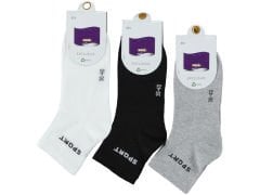 Ekonomik Uzun Konç Kadın Patik Çorap 12'li Paket