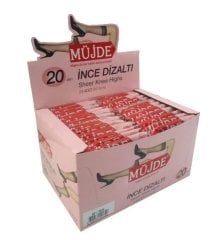 Müjde 20 Den İnce Dizaltı Çorap 6'lı