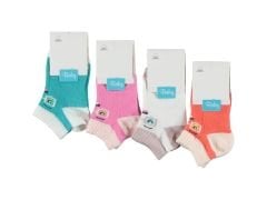 Desenli Penye Patik Çorap 12'li