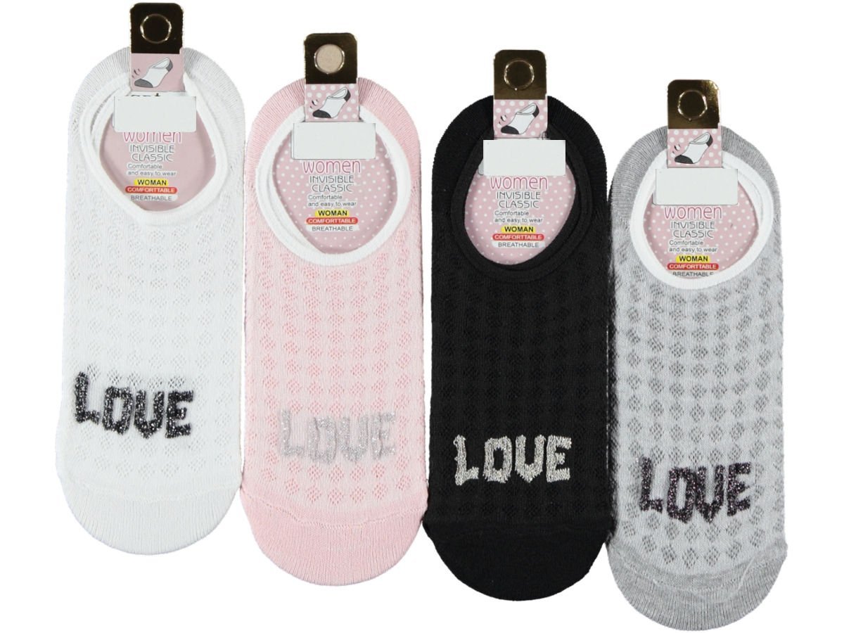 Ekonomik Kadın Yıkamalı Babet Çorap 12'li Paket