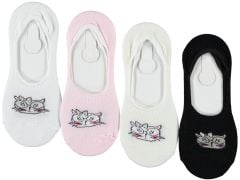 Kadın Yıkamalı Penye Babet Çorap 12'li Paket