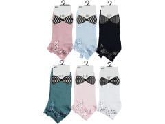 Kadın Kurdaleli Patik Çorap 12'li Paket