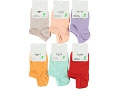 Kadın Bambu Sneakers Çorap 12'li Paket