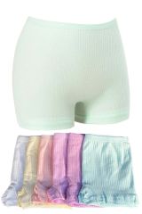 Kossiga 6'lı Pastel Renk Kız Çocuk Fitilli Atlet & Boxer Takım