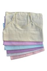 Kossiga 6'lı Pastel Renk Kız Çocuk Fitilli Atlet & Boxer Takım