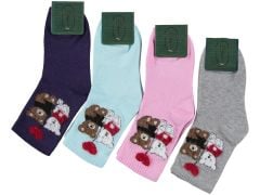 Kadın Yumoş Kolej Çorabı 12'li