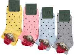 Kadın Yumoş Patik Çorap 12'li Paket