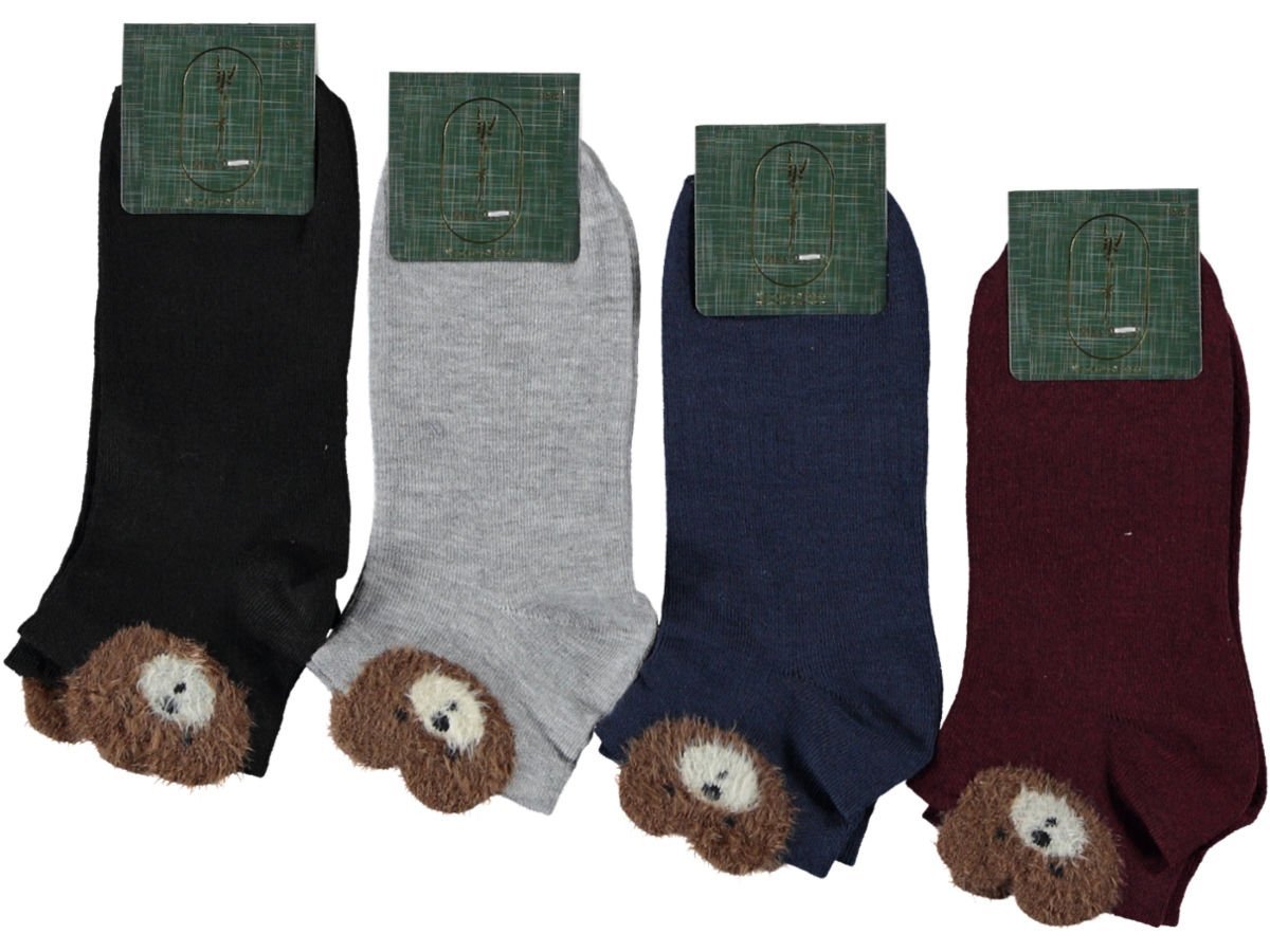 Kadın Yumoş Patik Çorap 12'li Paket