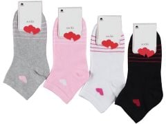 Penye Dikişsiz Uzun Konç Kadın Çorap 12'li