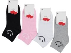 Penye Dikişsiz Uzun Konç Kadın Çorap 12'li