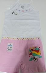 Dondeza Kız Çocuk Pamuklu Atlet Boxer Takım 6'lı